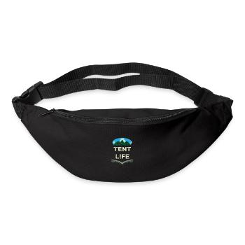 Zeltleben Camping Summer Camper Tropical Wanderwil - Bum bag - black - Front
