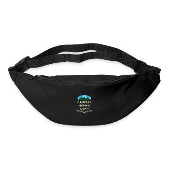 Campers will camp summer vacation tropical trip - Bum bag - black - Front