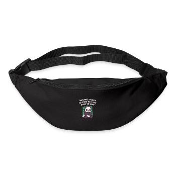 It can't fix stupidly, but it can fix the - Bum bag - black - Front
