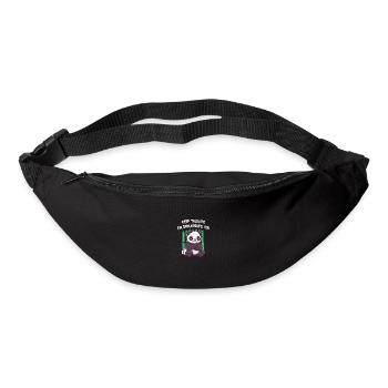 Keep talking, I'll diagnose you funny sa - Bum bag - black - Front