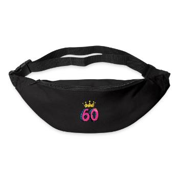 60 Number Crown - Bum bag - black - Front