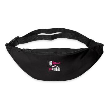 Schwimmer Schwimmen 50 Meter Bahn Brustschwimmen - Gürteltasche - Schwarz - Vorne