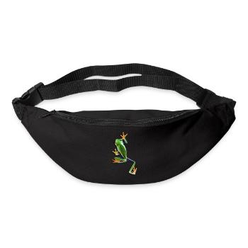 Grenouille arboricole aux yeux rouges Frog Keeper Frog Fan - Sac banane - noir - Devant