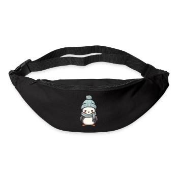 Penguin Winter Animal Cute Comic - Bum bag - black - Front