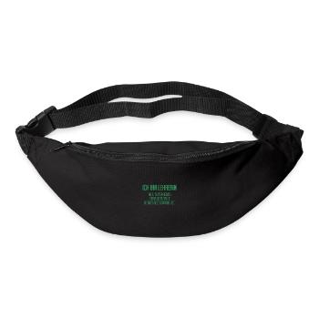 Lehrerin - Mein offizieller Superhelden-Beruf! - Gürteltasche - Schwarz - Vorne