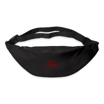 Muscles in Progress - Bum bag - black - Front