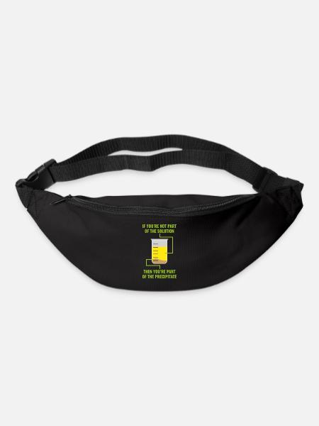 Solution precipitate gift chemistry science - Bum bag - black