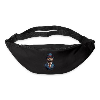 Otter Gangster Oldschool - Gürteltasche - Schwarz - Vorne
