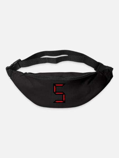 5. 5 YEARS. 5TH ANNIVERSARY. BIRTHDAY 5 YEARS. 5 - Bum bag - black