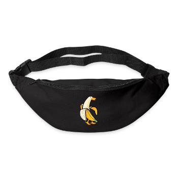 Ente Banane lustig - Gürteltasche - Schwarz - Vorne