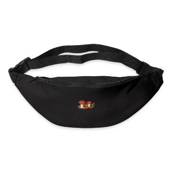 Boletus mushrooms pick mushroom picker mushroom forest - Bum bag - black - Front