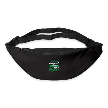 Vegan Vegan Meat Renonce au régime végétalien - Sac banane - noir - Devant
