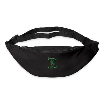 Volley-ball Volleyeurs Terrain de volley-ball - Sac banane - noir - Devant