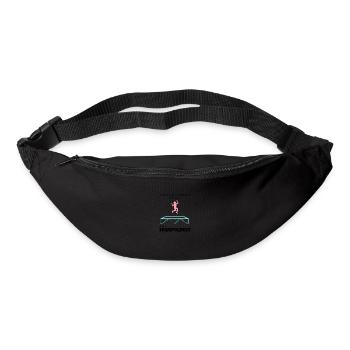 Ironic Quote Trampoline Jumping Trampolinist - Bum bag - black - Front