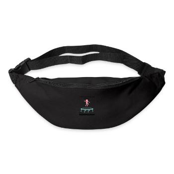 Trampolin, Hobbysport, Springen, - Gürteltasche - Schwarz - Vorne