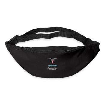 Jumping Trampoline Hobby Sports Trampolinist - Bum bag - black - Front