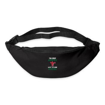 Musculation Force Strong Fitness Power Triathlon - Sac banane - noir - Devant