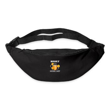 Nature Honey Ironic Saying Beekeeping Wildlife - Bum bag - black - Front