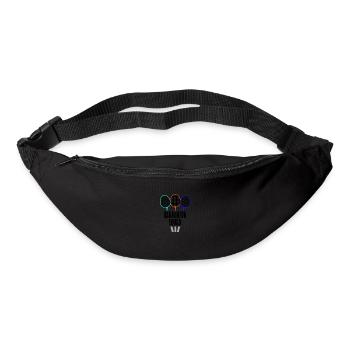 Badmintonspieler Hobby Sports Federball - Gürteltasche - Schwarz - Vorne
