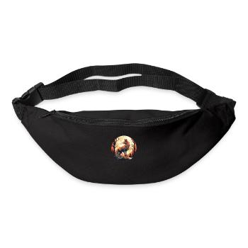 Fox Forest Moon Fable Mythical Fairy Tale - Bum bag - black - Front