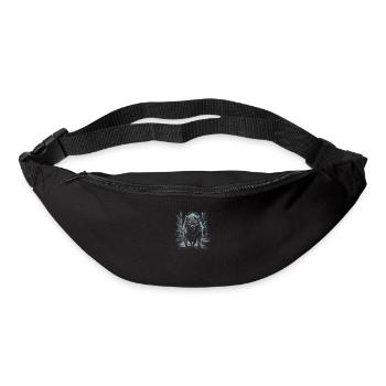 Chien, loup, loup-garou, cerbère, mythe de - Sac banane - noir - Devant