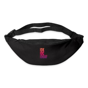 IDK IDC IDGAF | Funny Rude Anti Social Sarcastic - Gürteltasche - Schwarz - Vorne
