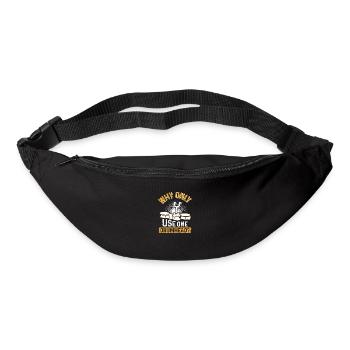 Tenor-schlagzeugmeister | Musikband Und - Gürteltasche - Schwarz - Vorne