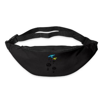 Drop beats not bombs - Bum bag - black - Front