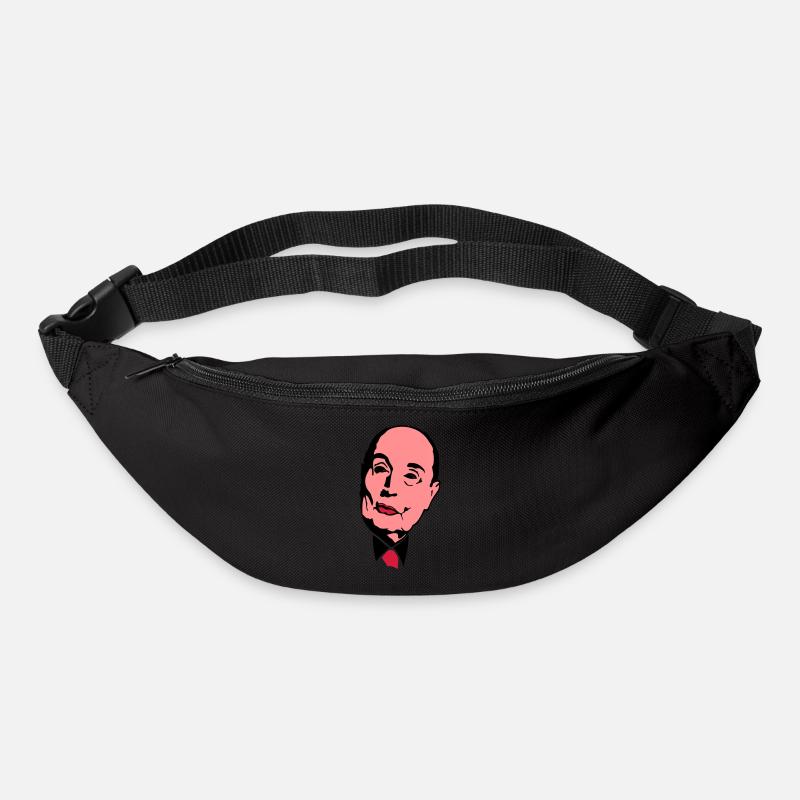 francois mitterrand president leader - Sac banane - noir