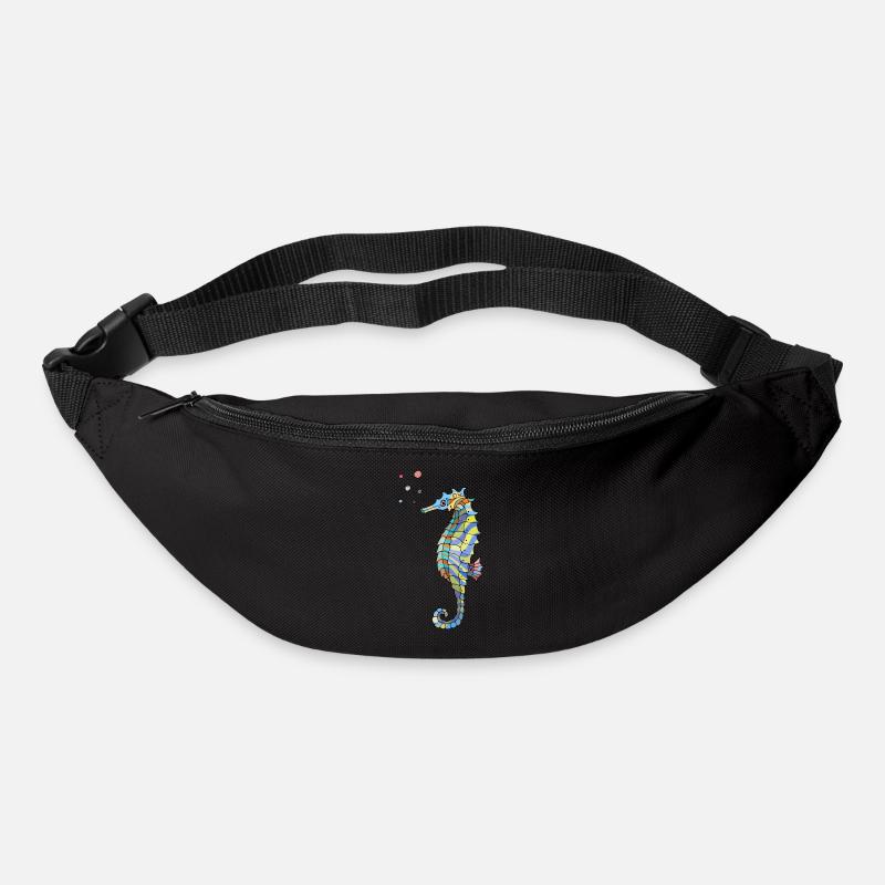 hippocampe - Sac banane - noir