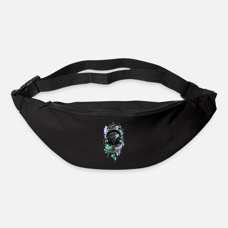 Kopfhörer - Gürteltasche - Schwarz