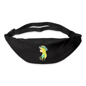 Edeldame7 - Sac banane - noir - Devant