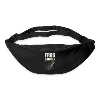 Frog Catcher Froggy Herpetologist Amphibian Toad L - Bum bag - black - Front
