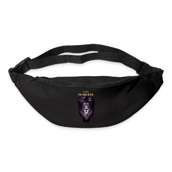 Stay Fearless Leo - Fearless Lion - Lion - Bum bag - black - Front