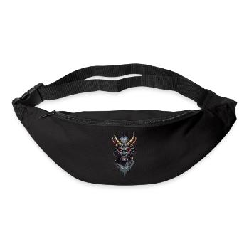 Démons Oni des légendes d’Halloween au Japon - Sac banane - noir - Devant