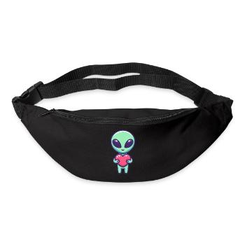 Außerirdische Liebe - Verliebt, Freundschaft und - Gürteltasche - Schwarz - Vorne