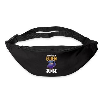 Eulen - Gürteltasche - Schwarz - Vorne