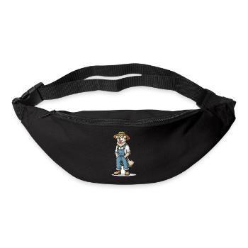 Cute Dog Farmer - Gürteltasche - Schwarz - Vorne