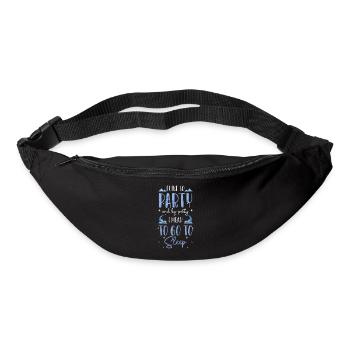 Sleeping Late Riser Tired Sloth - Bum bag - black - Front