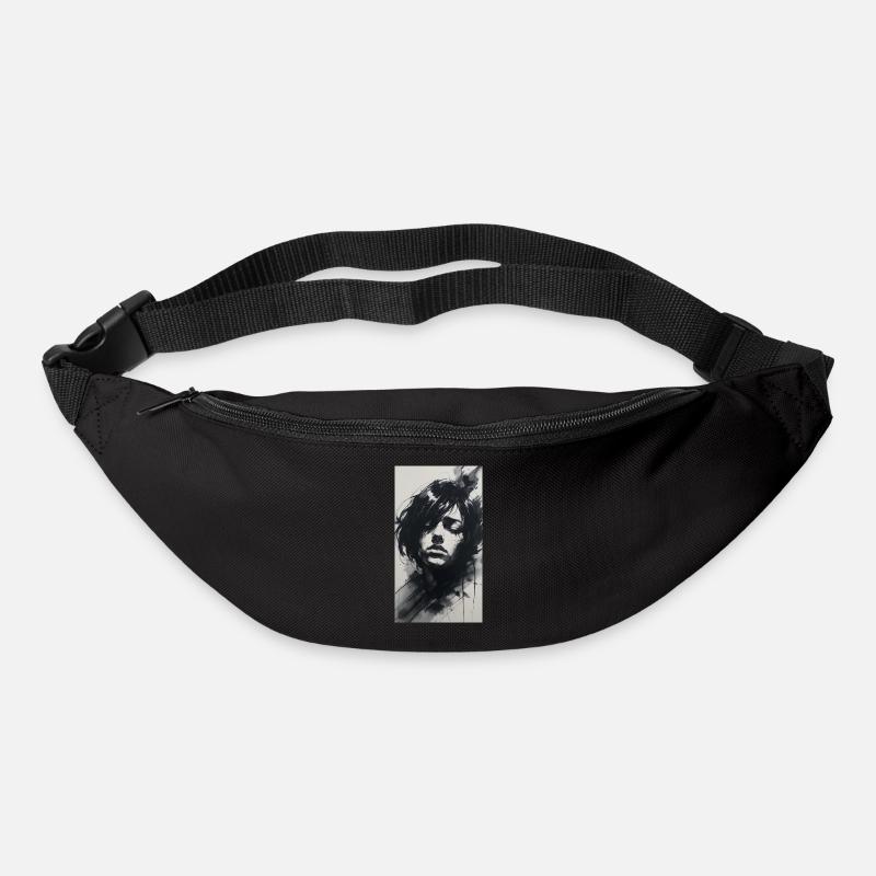 Haunting Ink & Coal Emotion - Bum bag - black