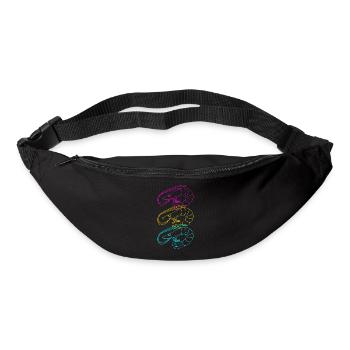Shrimp, crawfish, seafood, crab - Bum bag - black - Front