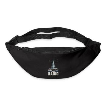 Born To Talk On The Radio Funk Presenter - Bum bag - black - Front
