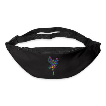 Breakdancer Breakdancer Breakdance Boys Colorés Breakdance - Sac banane - noir - Devant