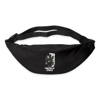 Gorilla Bouldering – Powered by Chalk Saying - Bum bag - black - Front