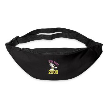 Cool since 2009 Dabbing cat 13th birthday - Bum bag - black - Front