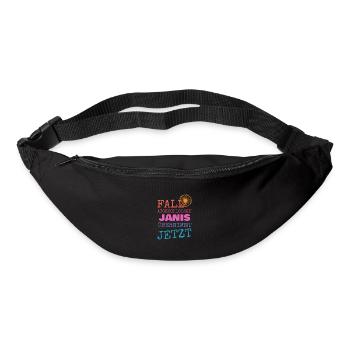 First name Janis - Bum bag - black - Front