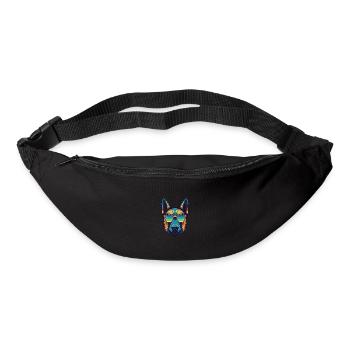 German Shepherd Dog Hipster Cool Party - Bum bag - black - Front