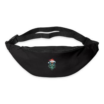 Santa Claus Cool Christmas Xmas - Bum bag - black - Front