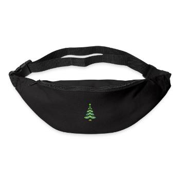 Tannenbaum Weihnachten - Gürteltasche - Schwarz - Vorne