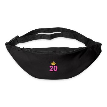 20 Number Crown - Bum bag - black - Front